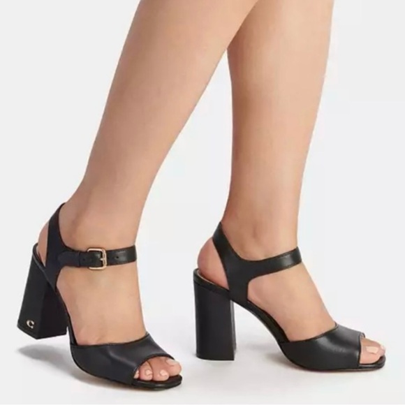Coach Black Heels - Picture 4 of 6